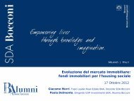 Scarica le slide di approfondimento - Learning Lab - SDA Bocconi