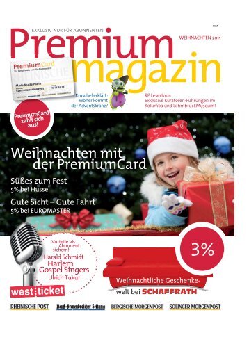 Weihnachten mit der PremiumCard - RP-PremiumCard