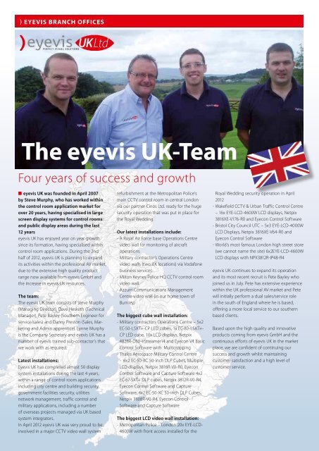 to download the latest version of - Eyevis UK