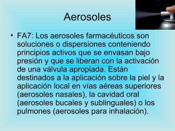 Aerosoles