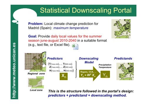 The ENSEMBLES Downscaling Portal - GO-ESSP