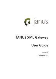 JANUS XML Gateway 1.1.pdf - Grostech.com