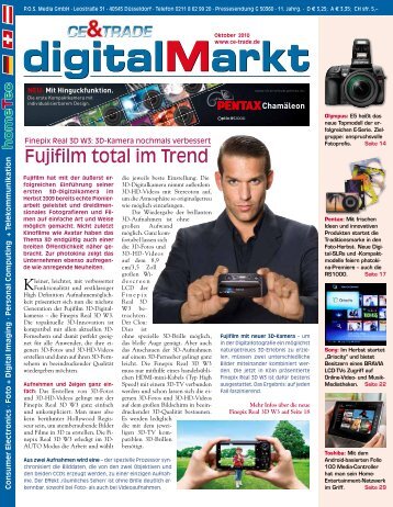 Fujifilm total im Trend