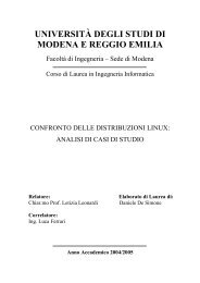 Tesi Completa (PDF) - UniversitÃ  degli Studi di Modena e Reggio ...