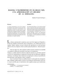 iglesia y matrimonio en el siglo xix - Colectivo de InvestigaciÃ³n de ...