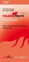 Invitation to visit Where Germany's fire protection ... - FeuerTRUTZ