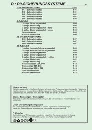 D / D0-SICHERUNGSSYSTEME - Lott GmbH