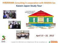 The Kaizen Japan Study Tour - Giappone-Italia