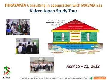 The Kaizen Japan Study Tour - Giappone-Italia
