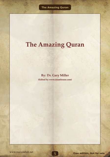 The amazing quran