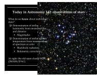 Today in Astronomy 142: observations of stars - Astro Pas Rochester