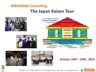 The Japan Kaizen Tour - Giappone-Italia