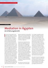 Mediation in Ägypten ein Erfahrungsbericht - Bundesverband ...