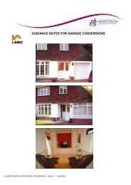 Guidance notes for garage conversions