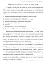 CURRICULUM DELL'ATTIVITA' SCIENTIFICA DI GIORGIO TODERI ...