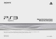 Manual de Instrucciones Manual de instruÃƒÂ§ÃƒÂµes - PlayStation