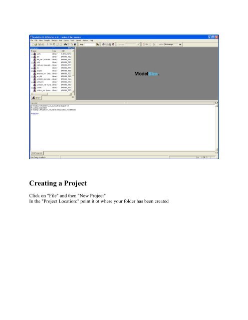 ModelSim XE III Tutorial