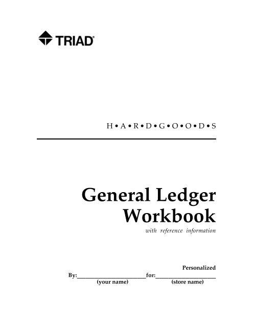 General Ledger Workbook