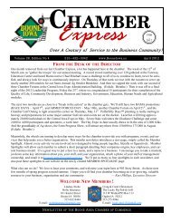 CHAMBER Express - Boone Chamber Of Commerce