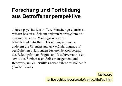 Recovery ohne Psychiatrie: Individuelle, institutionelle und ...