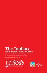 The Toolbox: What Works for Sex Workers - POWER