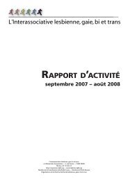 RAPPORT DLACTIVITÃ - La France Gaie et Lesbienne