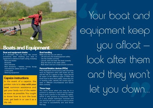 Row Safe Leaflet - British Rowing