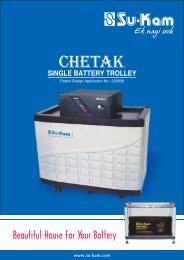 Sukam Chetak product brochure - MyGadgetsMall.com