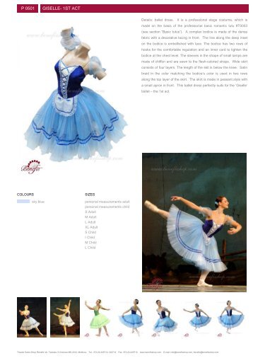 Giselle - Ballet costumes - Benefis