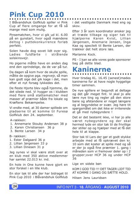 Info Nyt nr 3.p65 - Blåvandshuk Golfklub