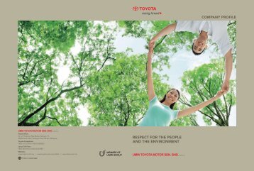 COMPANY PROFILE ® TOYOTA - Toyota Malaysia