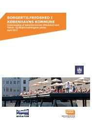 BORGERTILFREDSHED I KÃƒÂ˜BENHAVNS KOMMUNE