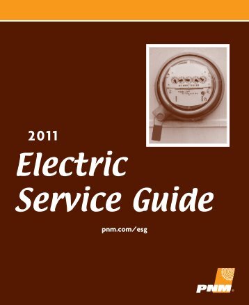 PNM Electric Service Guide - New Mexico Public Regulation ...