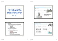 Physikalische Messverfahren