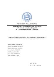 lavoro di gruppo - Ssai - Ministero Dell'Interno