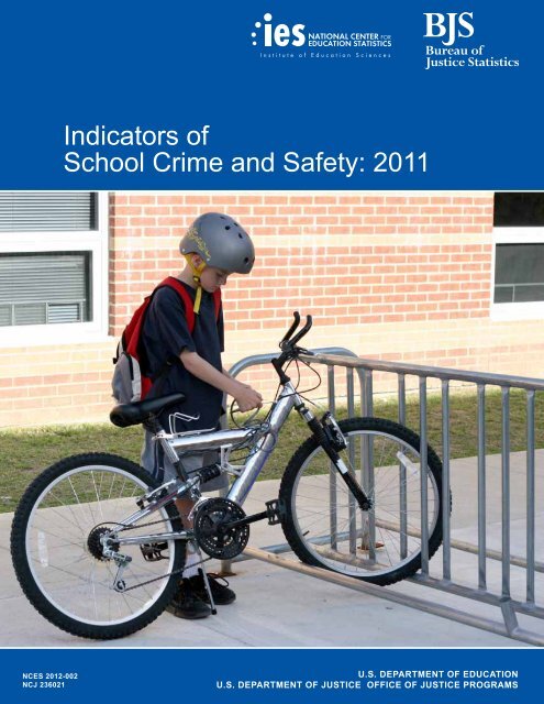Indicators of School Crime and Safety: 2011 - Bureau of Justice ...