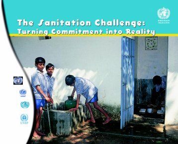 The Sanitation Challenge (WHO) - The Water, Sanitation and Hygiene