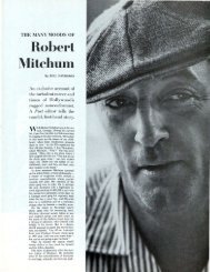 Robert Mitchum - The Saturday Evening Post