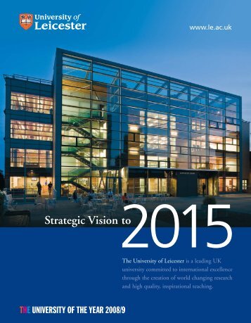 Strategic Vision - University of Leicester