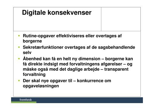 Digitalisering af kommunen - Fremtidsforskeren Jesper Bo Jensen