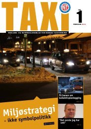 TAXI nr. 1/12 - Norges Taxiforbund