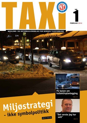TAXI nr. 1/12 - Norges Taxiforbund