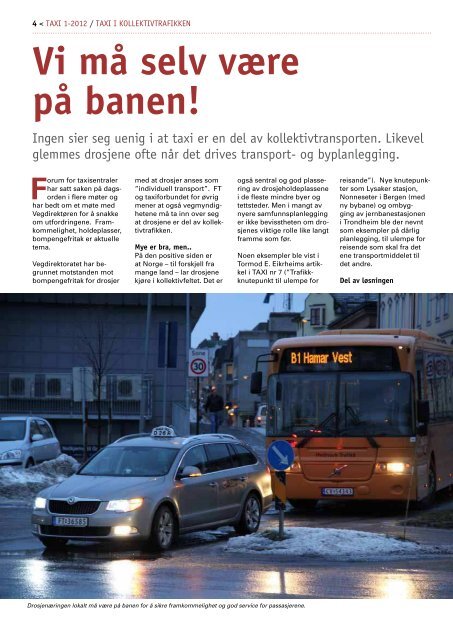 TAXI nr. 1/12 - Norges Taxiforbund