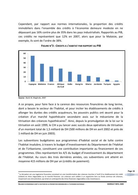 rapport final de la mission - Ministère de l'Habitat, de l'urbanisme et ...