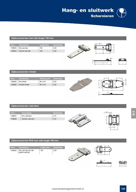 Catalogus Bestelwagentechniek deel 2