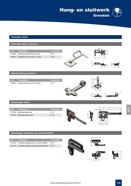 Catalogus Bestelwagentechniek deel 2