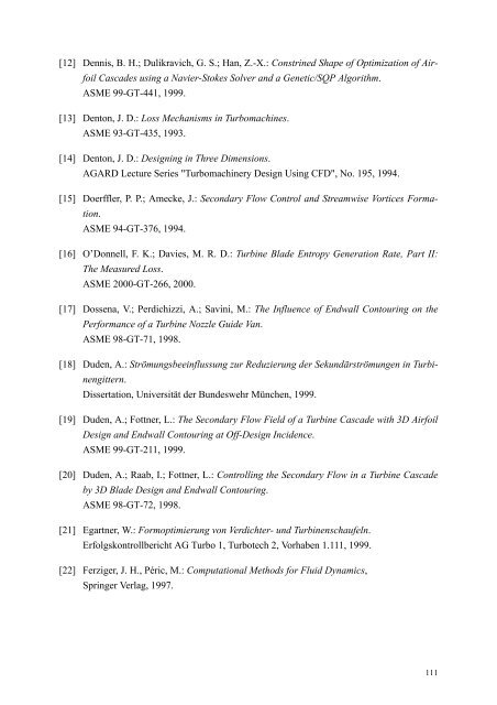 Numerische Optimierung dreidimensional parametrisierter ...