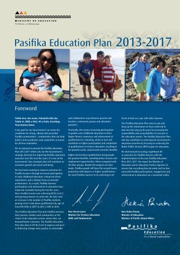 Pasifika Education Plan 2013-2017