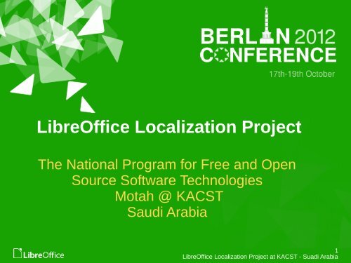 LibreOffice Localization Project - LibreOffice Conference