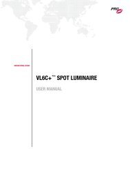 VL6C+™ SPOT LUMINAIRE - PRG